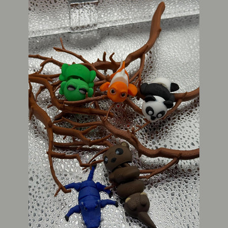 3D Printed Articulated Panda - So cute it causes panda-monium!.