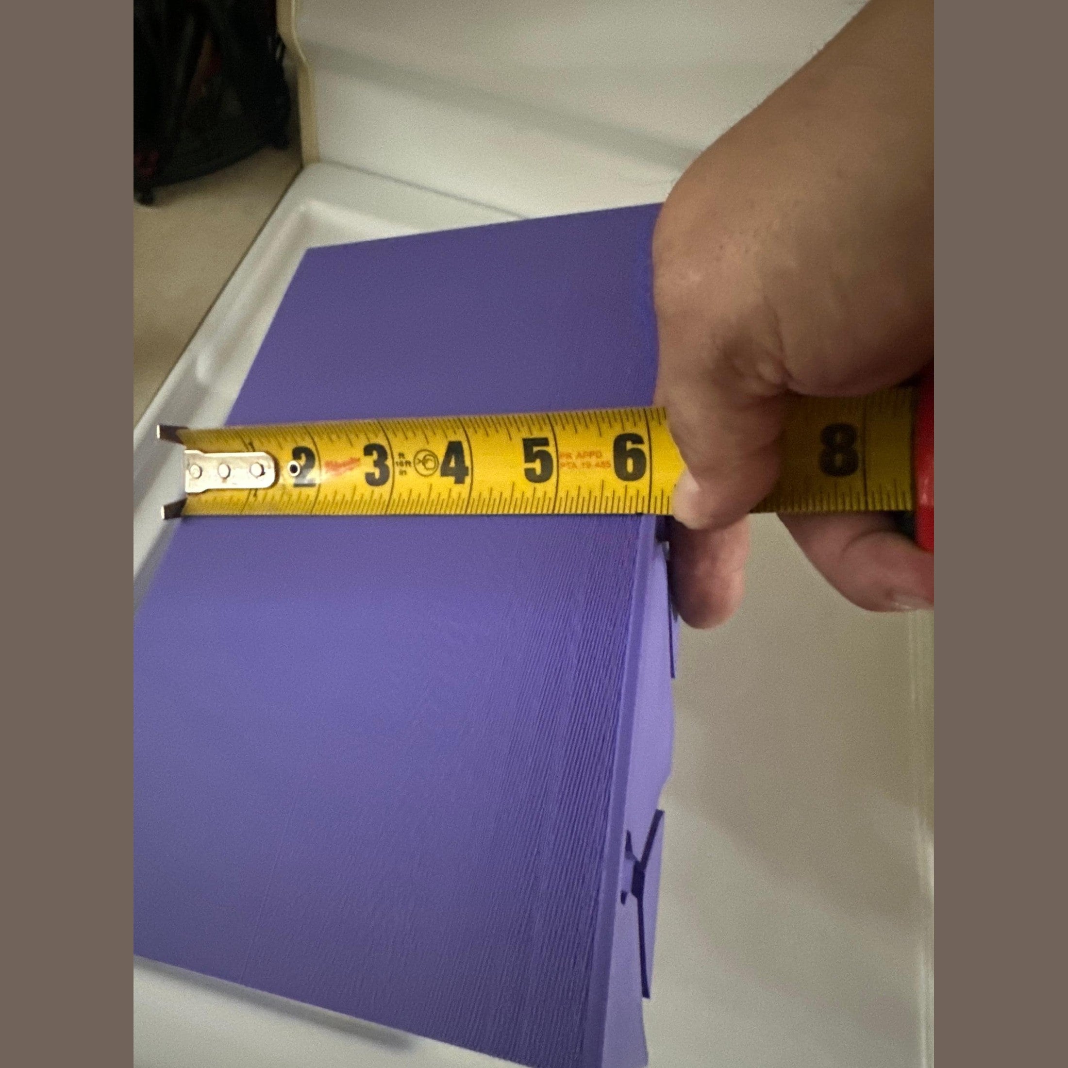 3D Printed Bleacher Card Display With 8 Standard Card Stands.