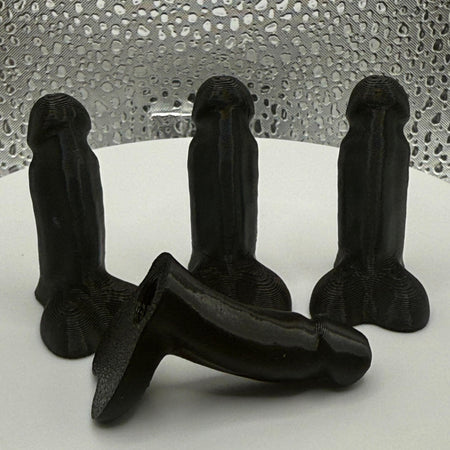 Pack of 4 - Novelty Penis/Dick Tire Valve Stem Covers.