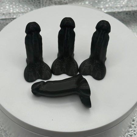 Pack of 4 - Novelty Penis/Dick Tire Valve Stem Covers.