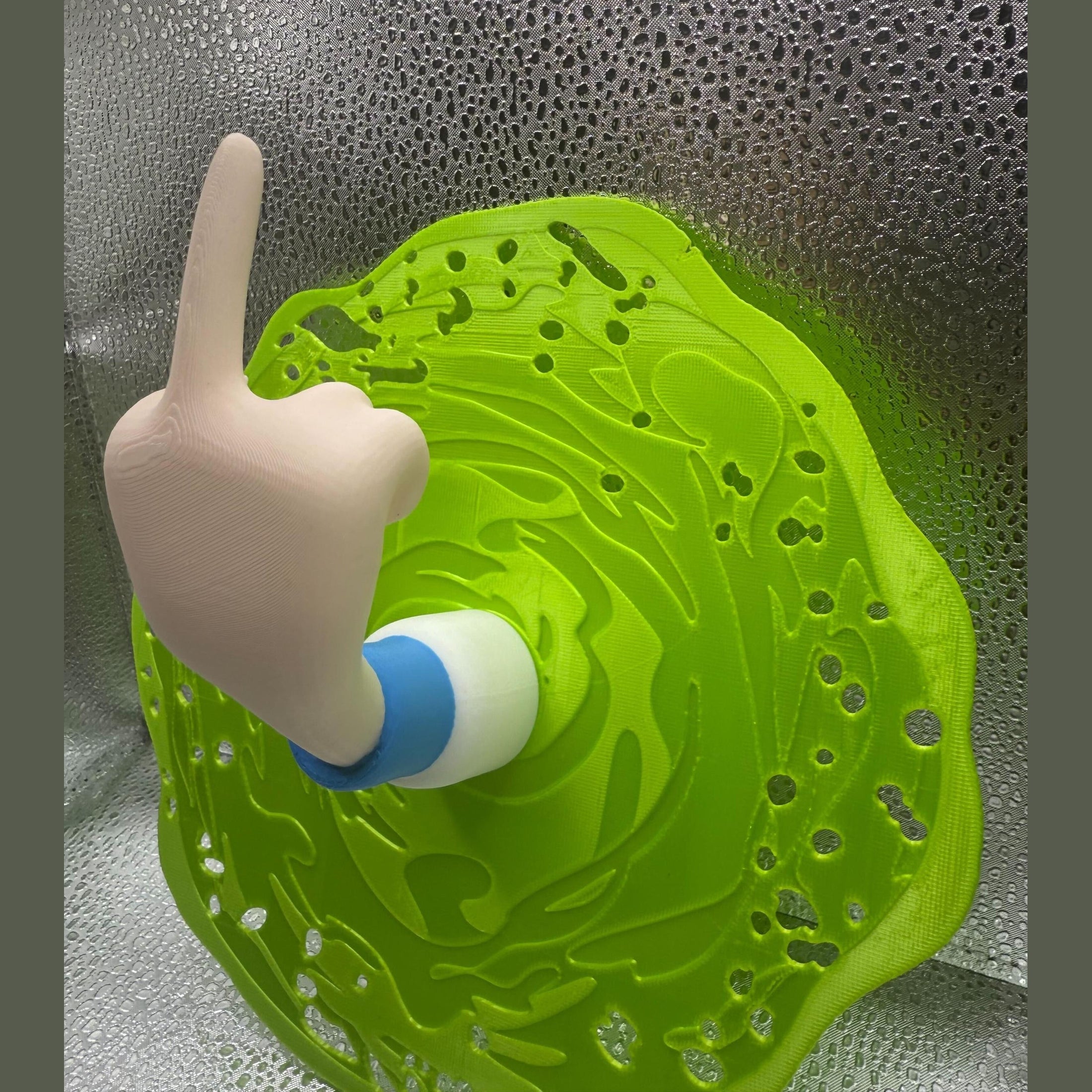 3D Printed Rick and Mort Inspired Wall Art.