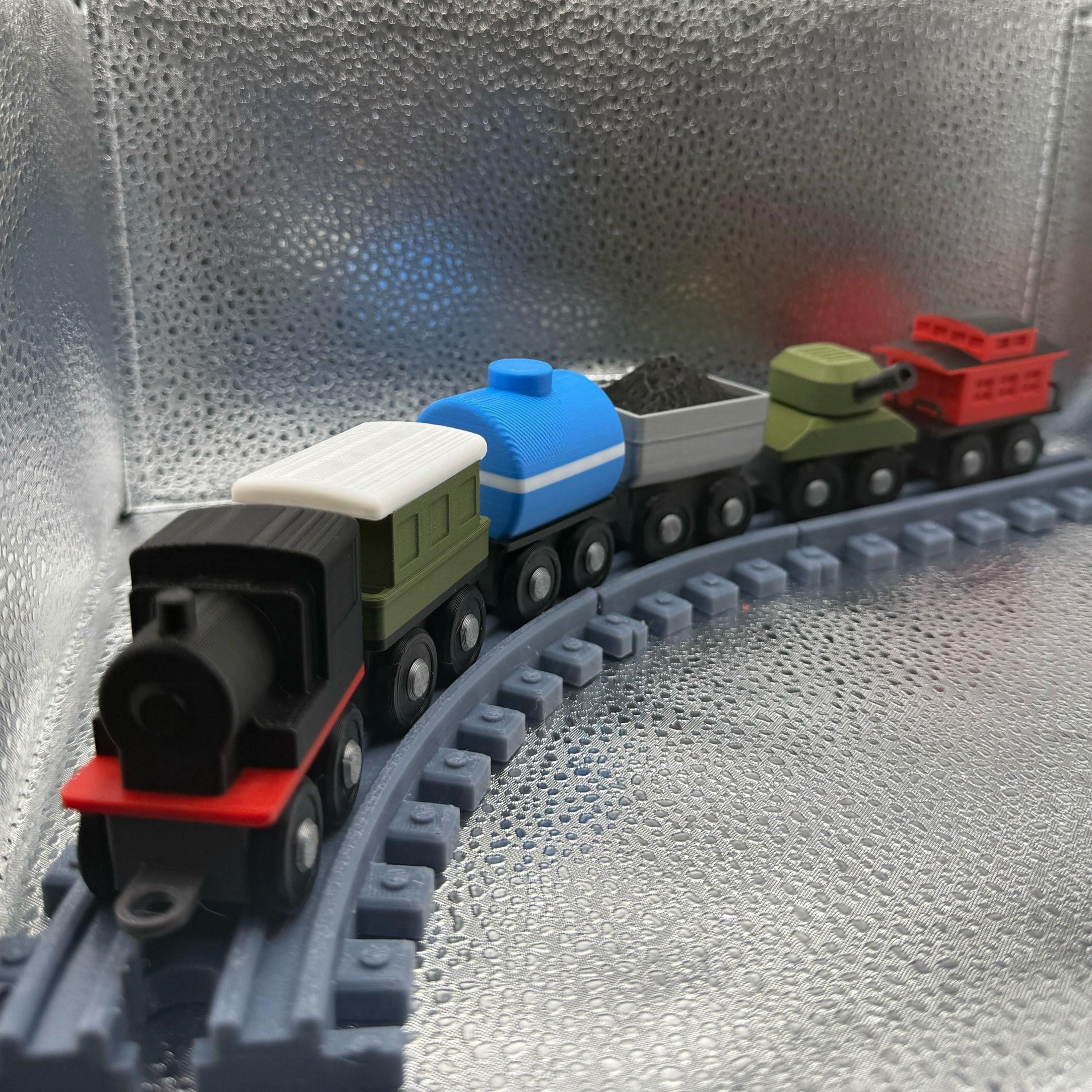 3D Printed Tiny Train Track Starter Kit -All 6 Trains.