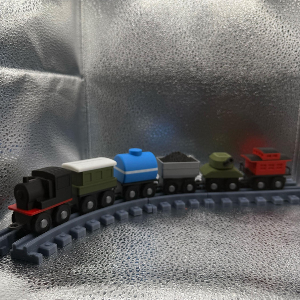 3D Printed Tiny Train Track Starter Kit -All 6 Trains.