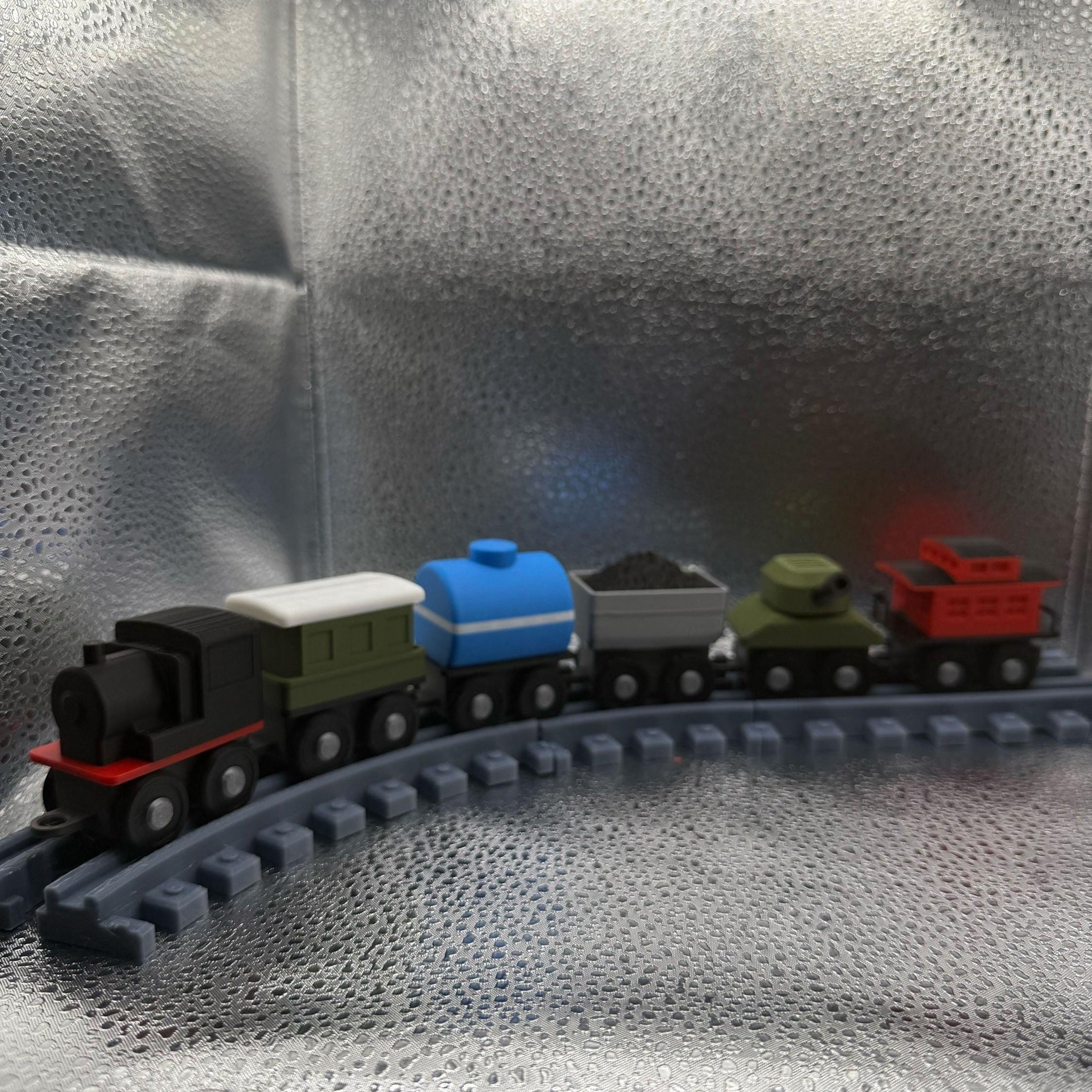 3D Printed Tiny Train Track Starter Kit -All 6 Trains.