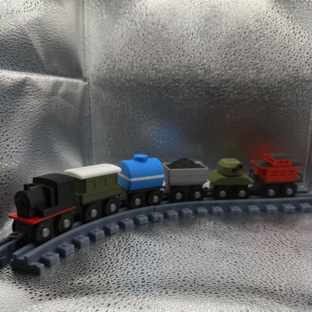 3D Printed Tiny Train Track Starter Kit -All 6 Trains.