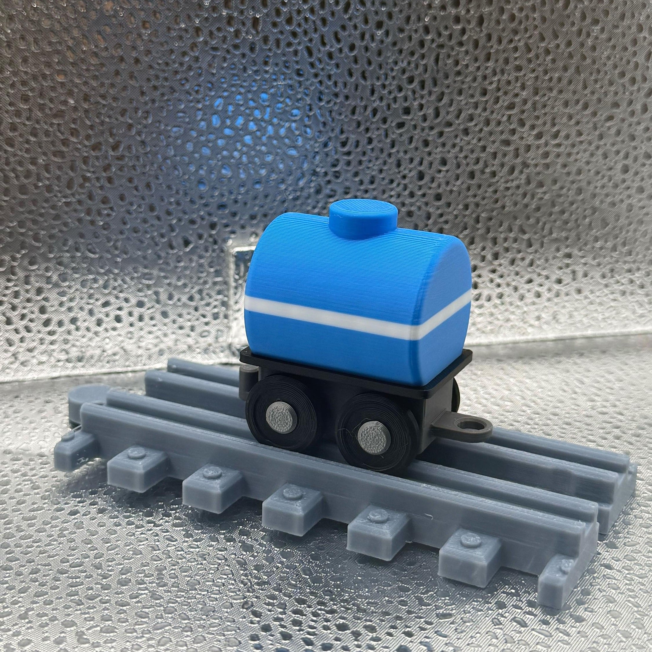 3D Printed Tiny Water Tank Car.