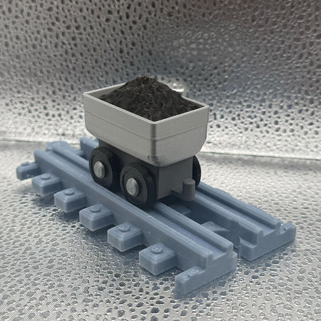 3D Printed Tiny Coal Tank Car.