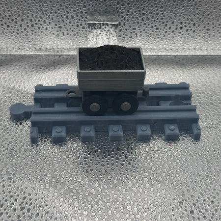 3D Printed Tiny Coal Tank Car.