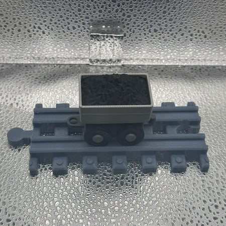 3D Printed Tiny Coal Tank Car.