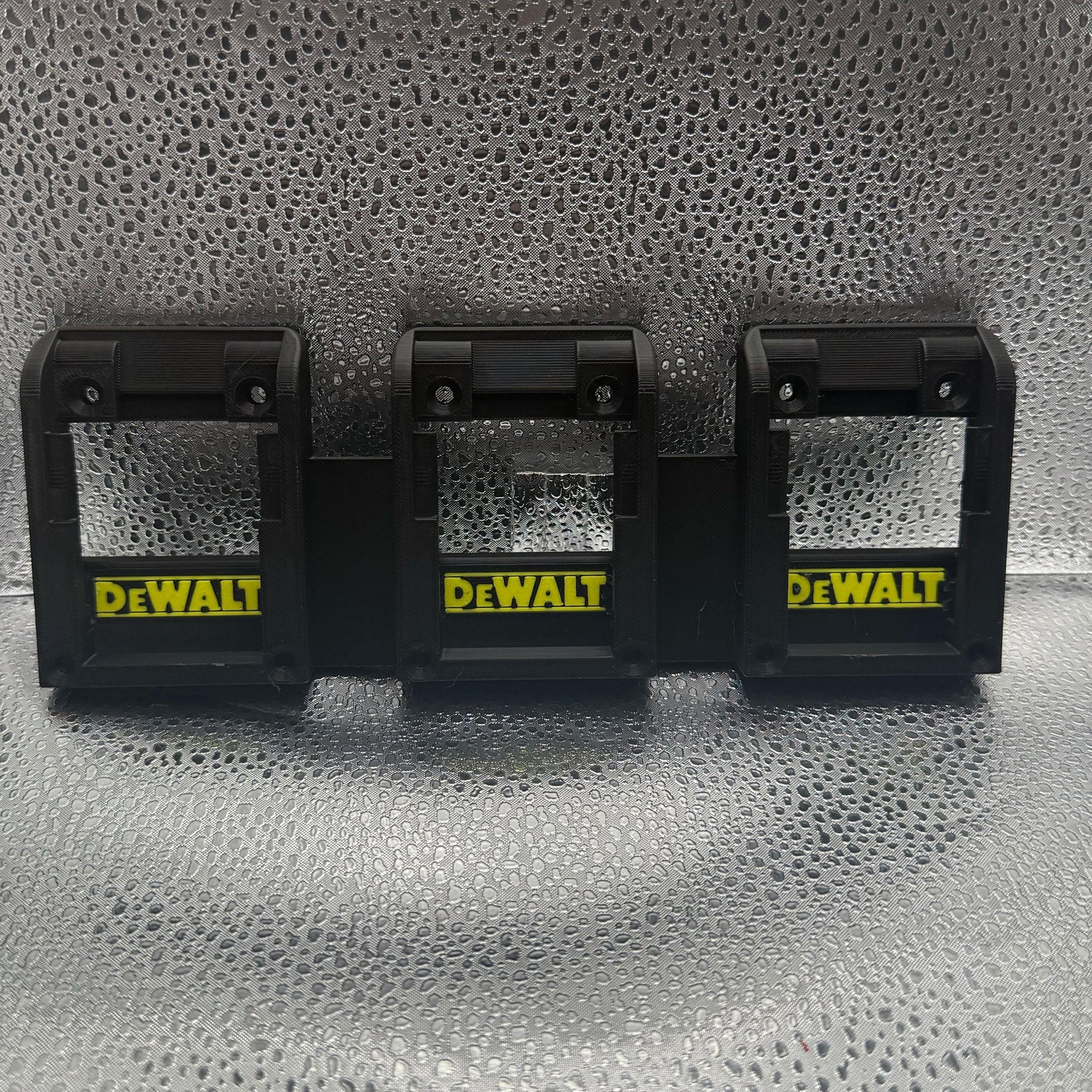 3D Printed Dewalt Battery Holder - No more scattered batteries!.