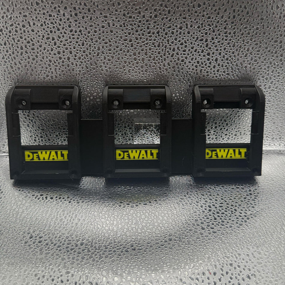 3D Printed Dewalt Battery Holder - No more scattered batteries!.