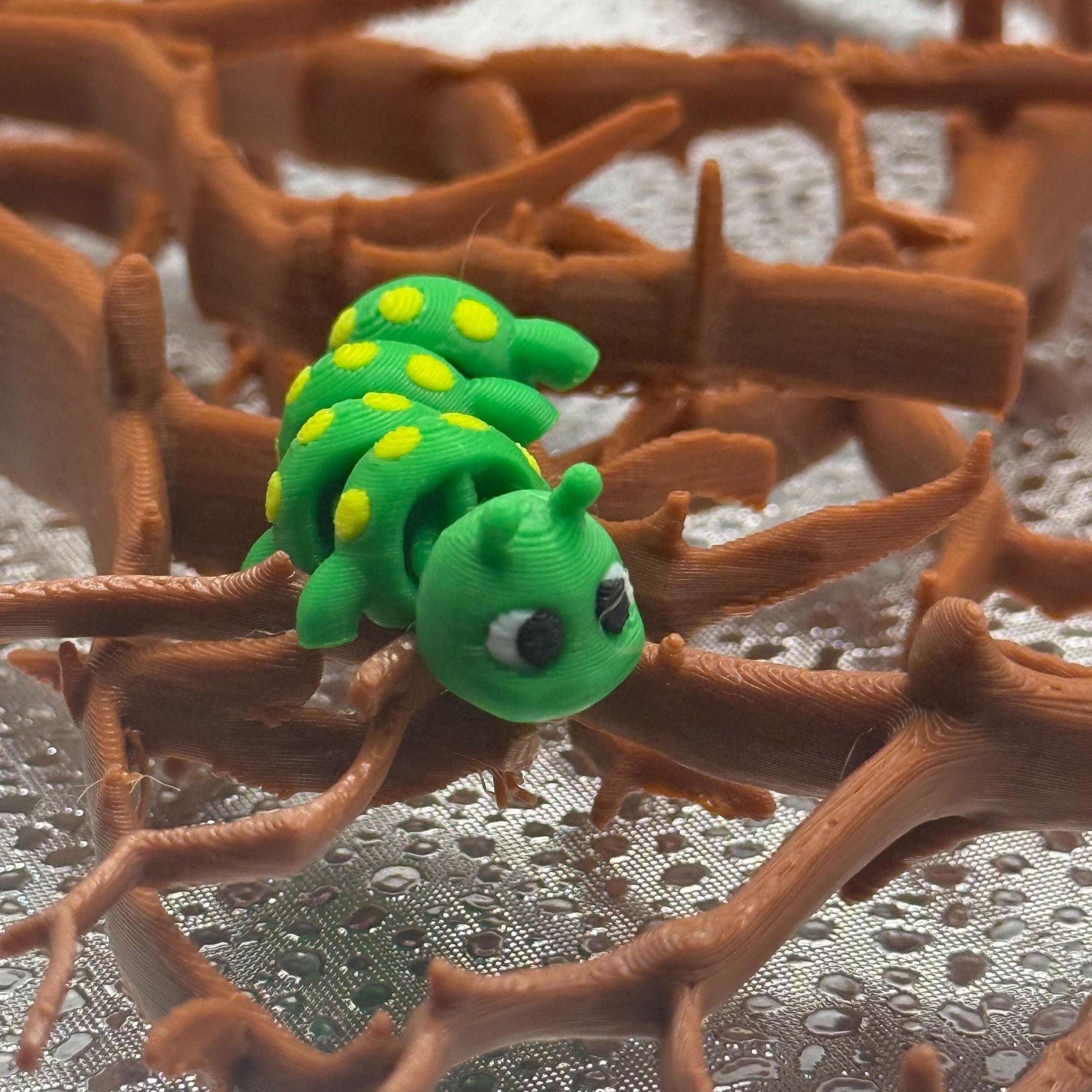 3D Printed Articulated Baby Print-A-Pal Caterpillar - It's "worm-fully" adorable!.