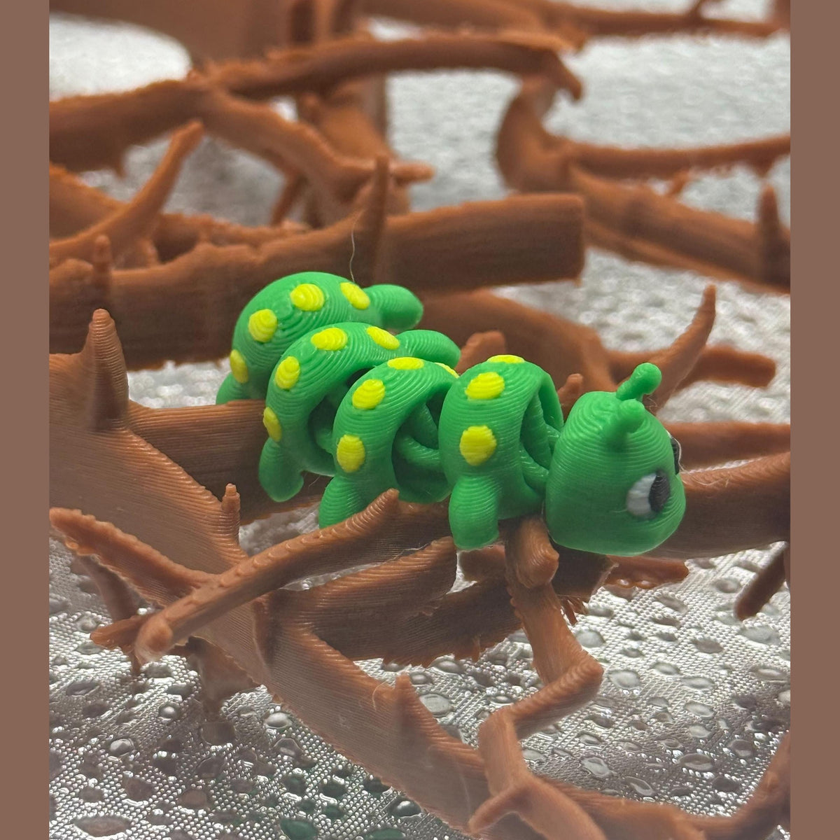 3D Printed Articulated Baby Print-A-Pal Caterpillar - It's "worm-fully" adorable!.