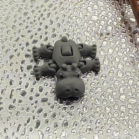 3D Printed Articulated Baby Print-A-Pal Hippo- It's "hippo-sitively" charming!.