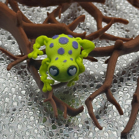 3D Printed Articulated Infant Print-A-Pal Tree Frog - Toad-ally precious.
