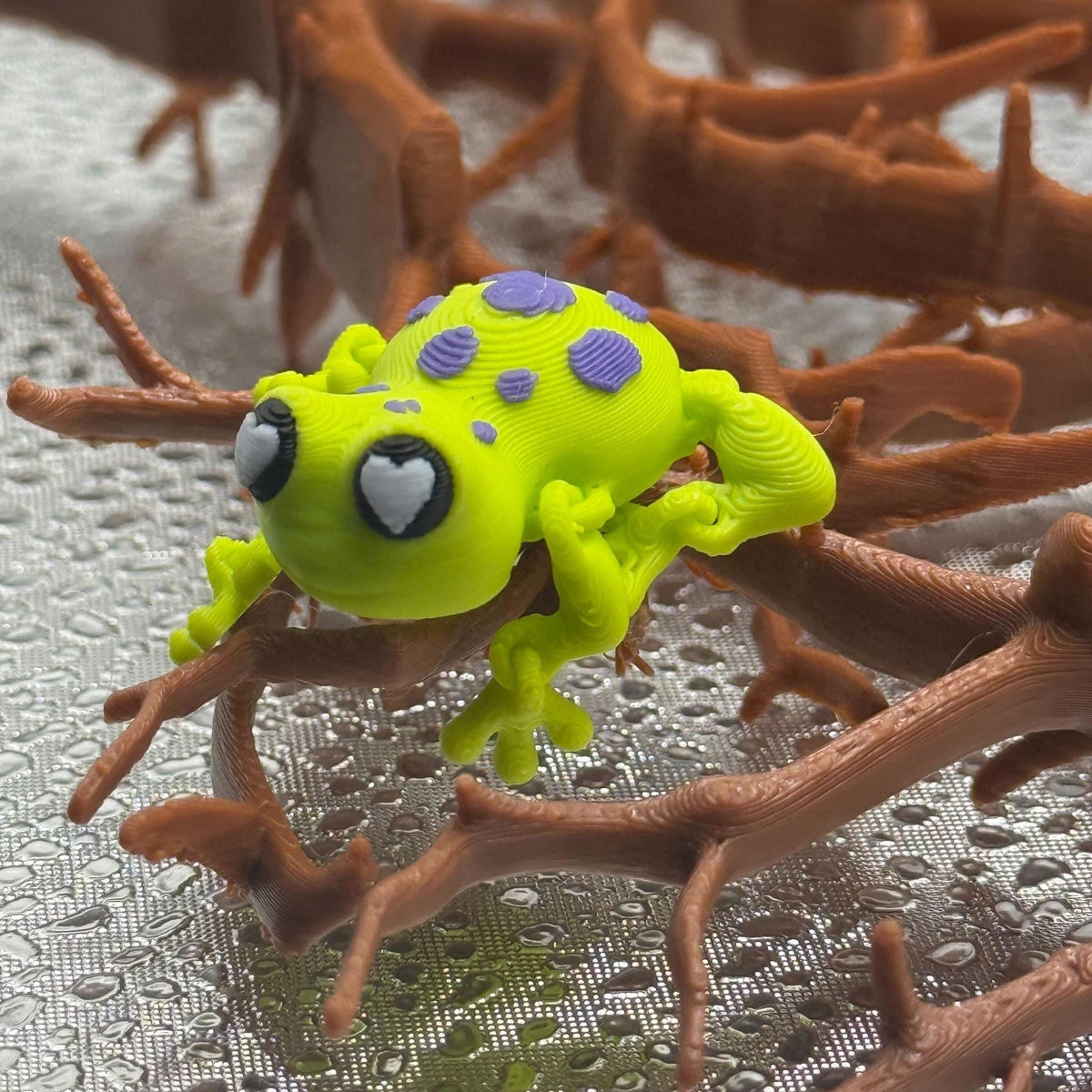 3D Printed Articulated Infant Print-A-Pal Tree Frog - Toad-ally precious.