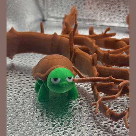 3D Printed Articulated Adult Print-A-Pal Turtle - Are you turtle enough?.