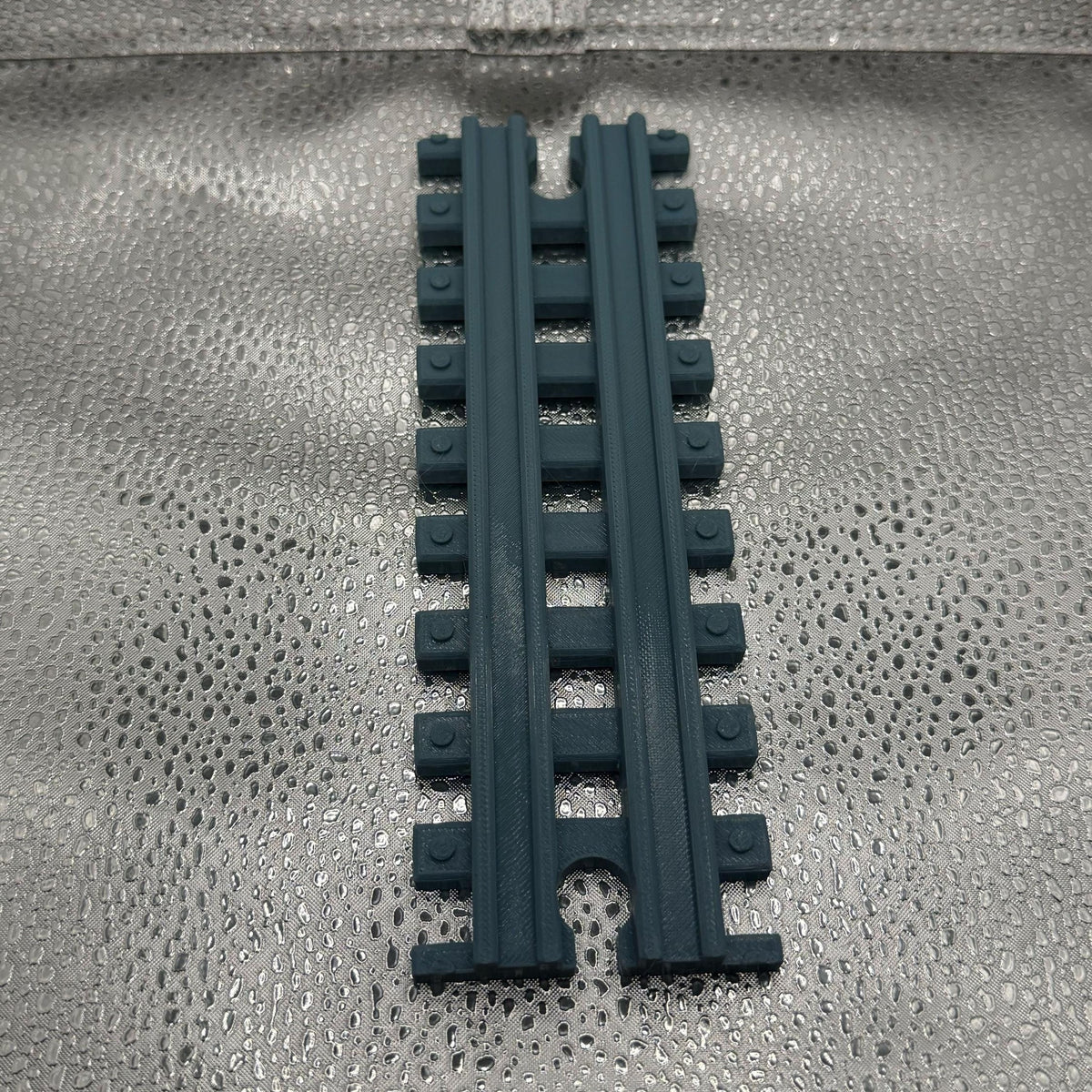 3D Printed Tiny Train Track Straight Female to Female 180 mm.