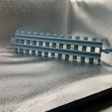 3D Printed Tiny Train Track Straight Male to Male 240 mm.