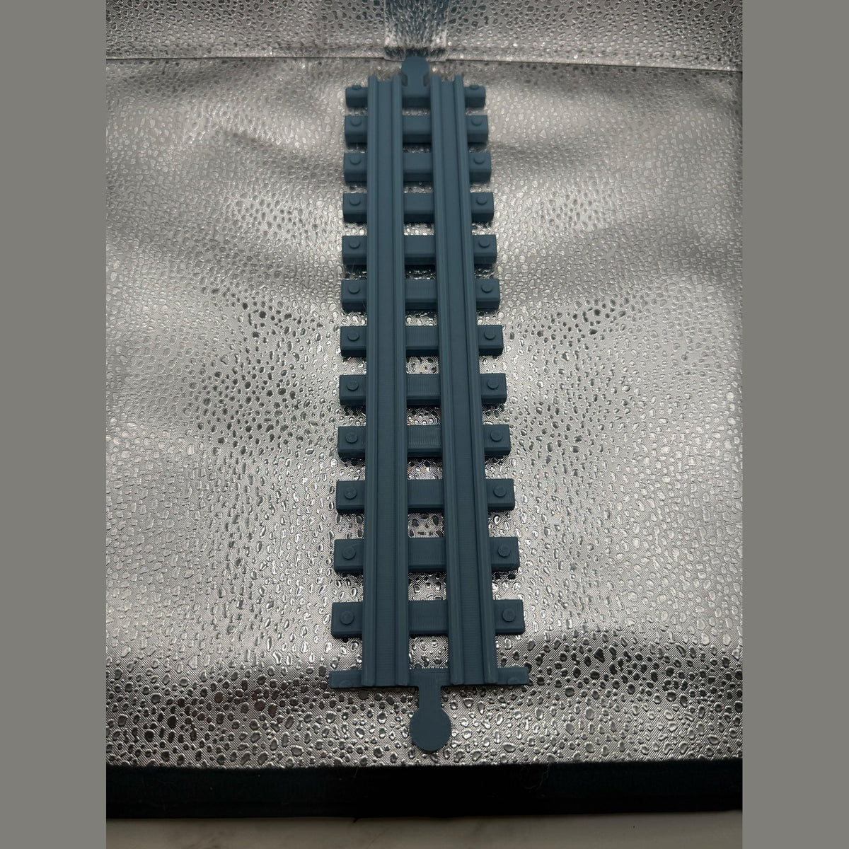 3D Printed Tiny Train Track Straight Male to Male 240 mm.