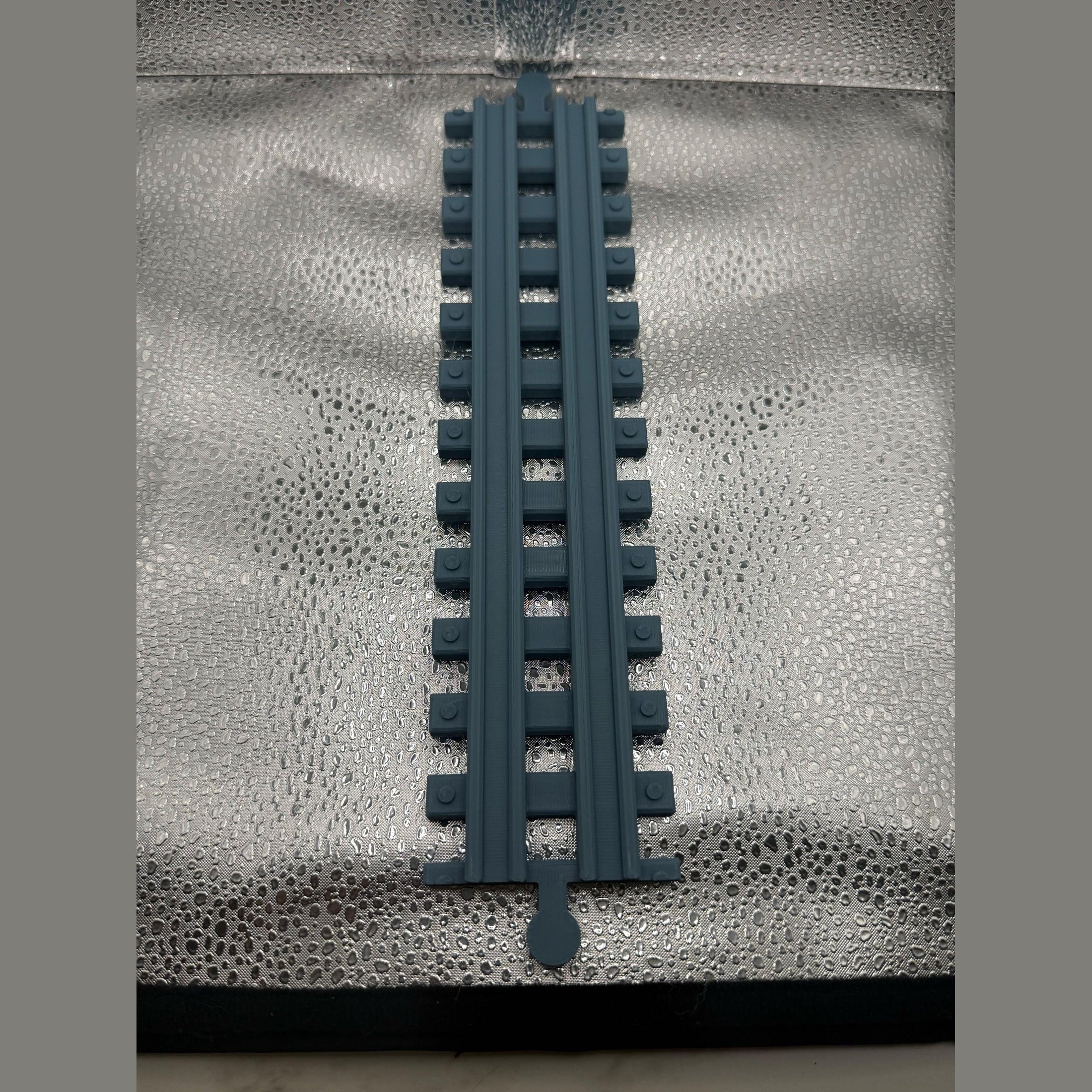 3D Printed Tiny Train Track Straight Male to Male 240 mm.