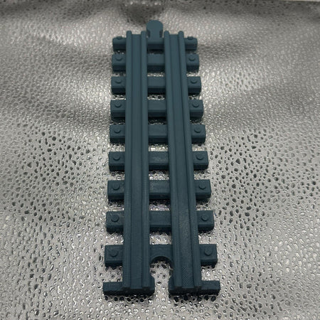 3D Printed Tiny Train Track Straight Female to Male 180 mm.