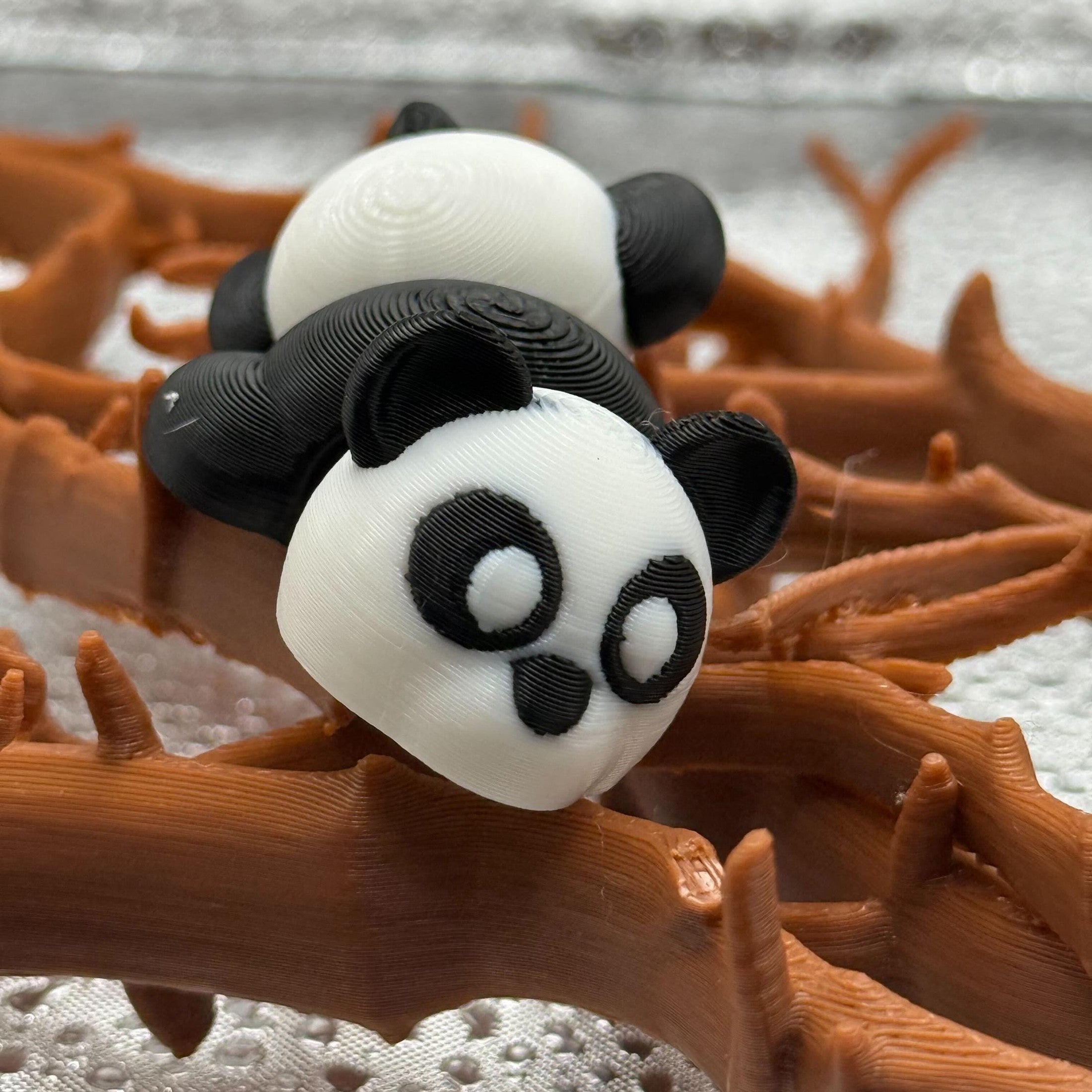3D Printed Articulated Adult Print-A Pal Panda -Give a big bear hug!.