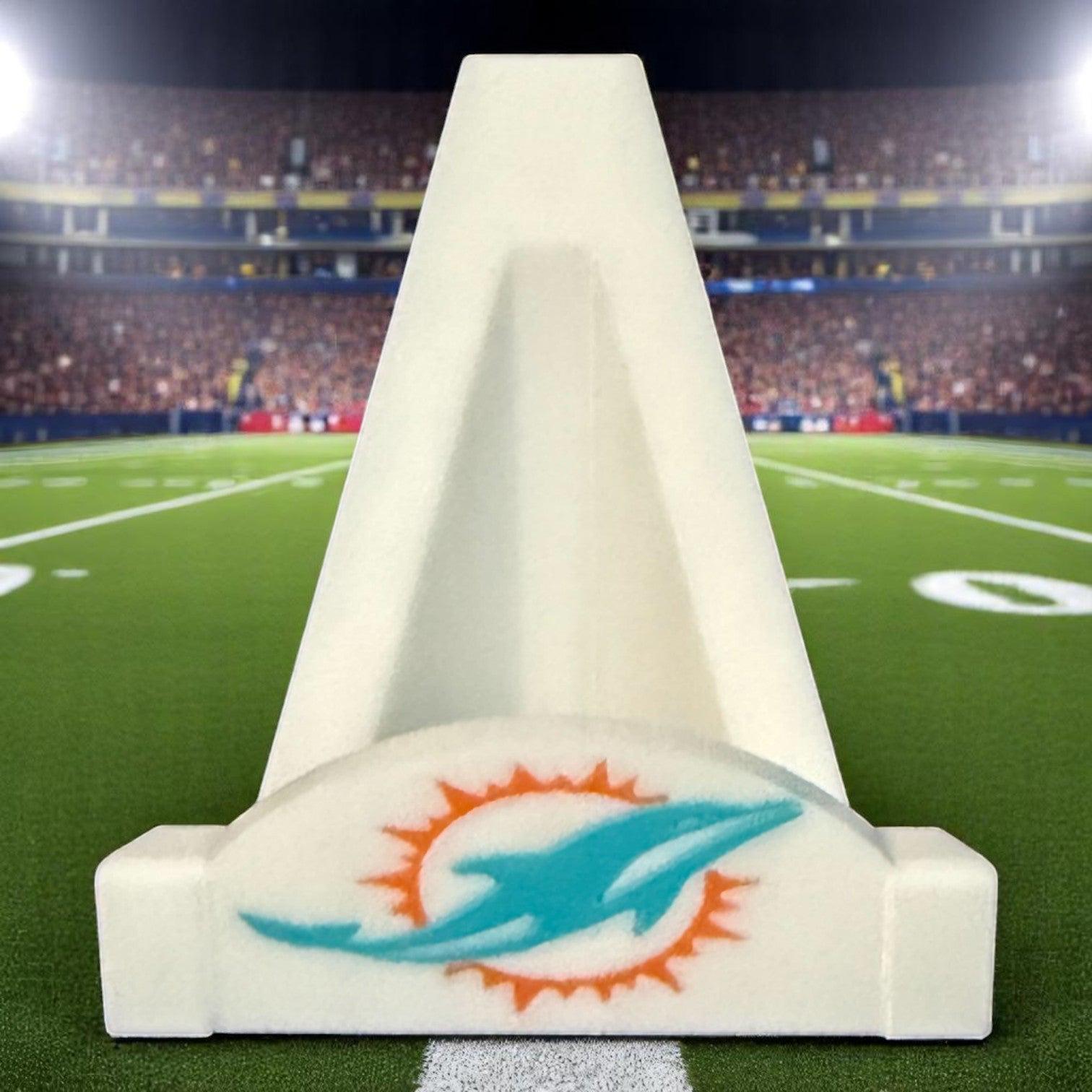 3D printed Miami Dolphins card stand.