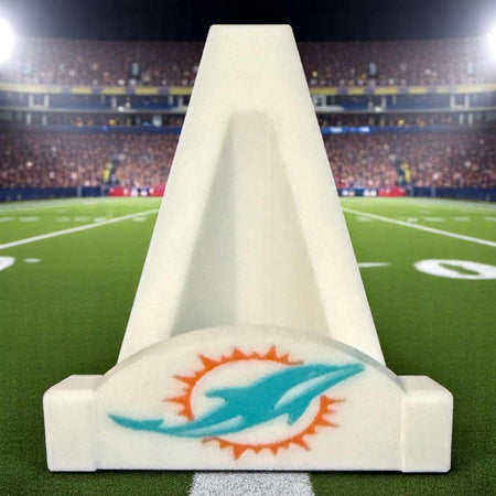 3D printed Miami Dolphins card stand.