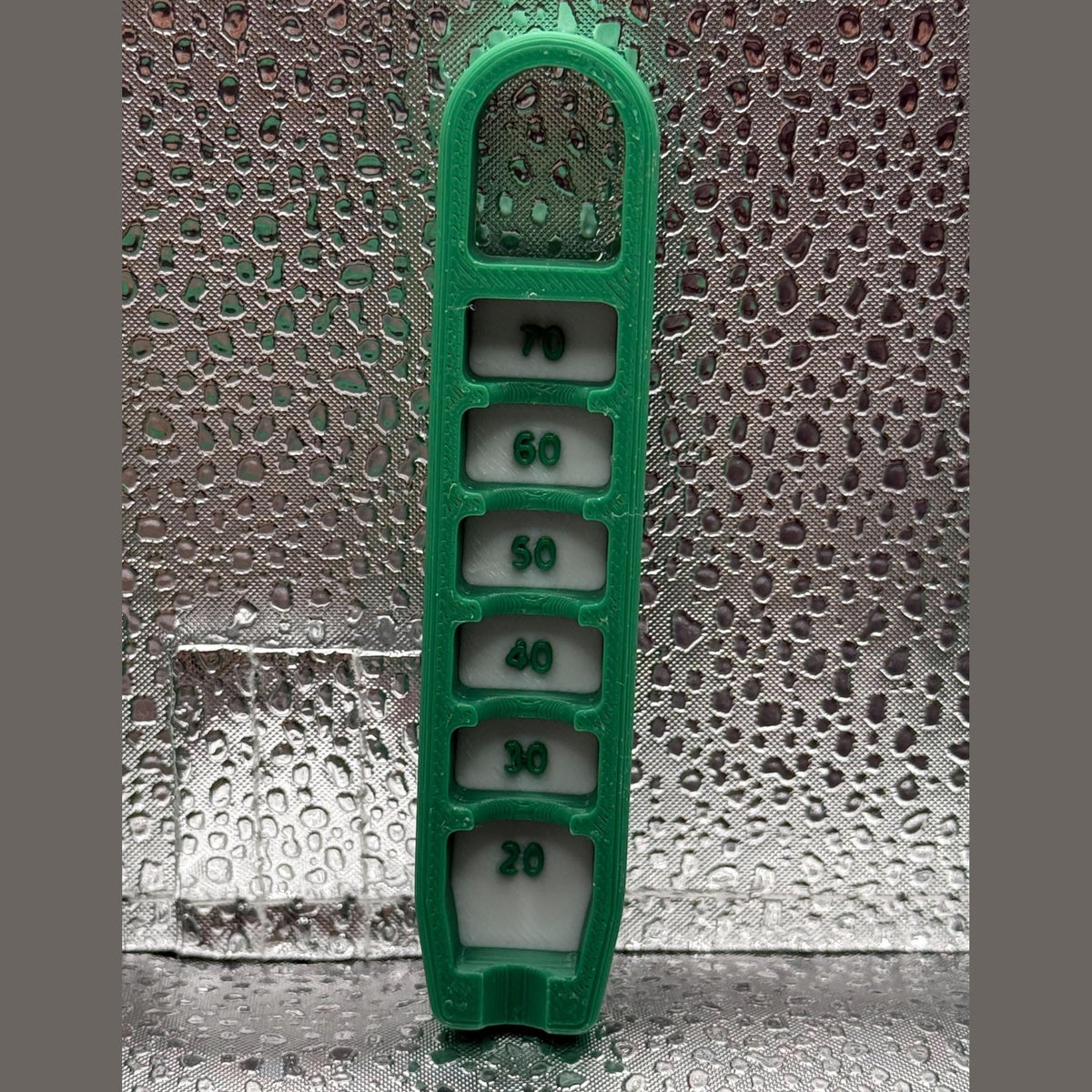 3D Printed Golf Tee Marker. Know exactly how deep you are placing your tee's ever time!.