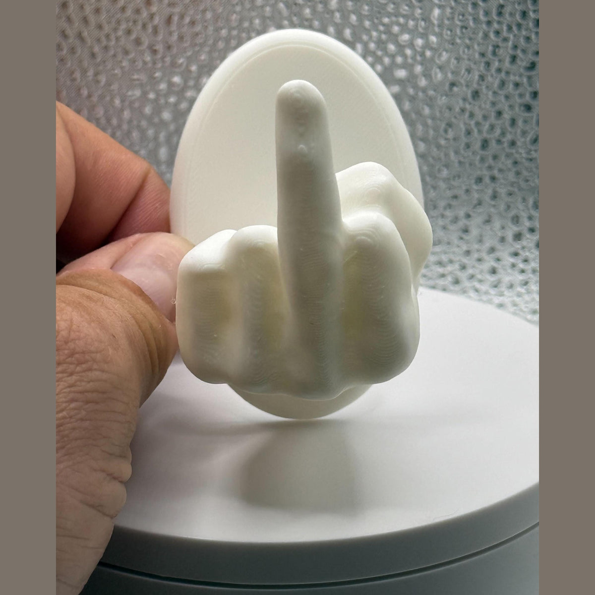 3D Printed Middle Finger Key Holder- Put some humor in your home!.