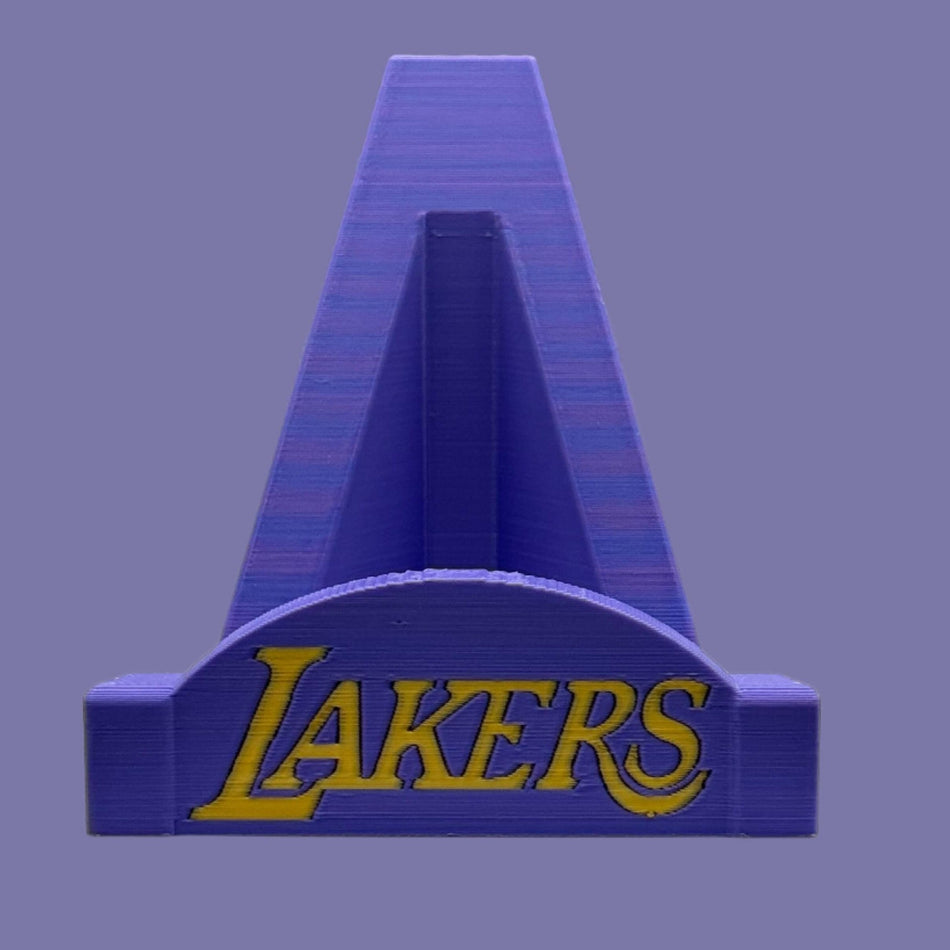 3D Printed Lakers Card Stand- Ready to be put court side!.