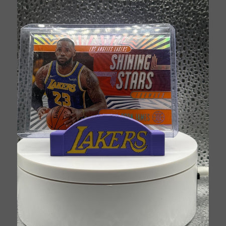 3D Printed Lakers Card Stand- Ready to be put court side!.