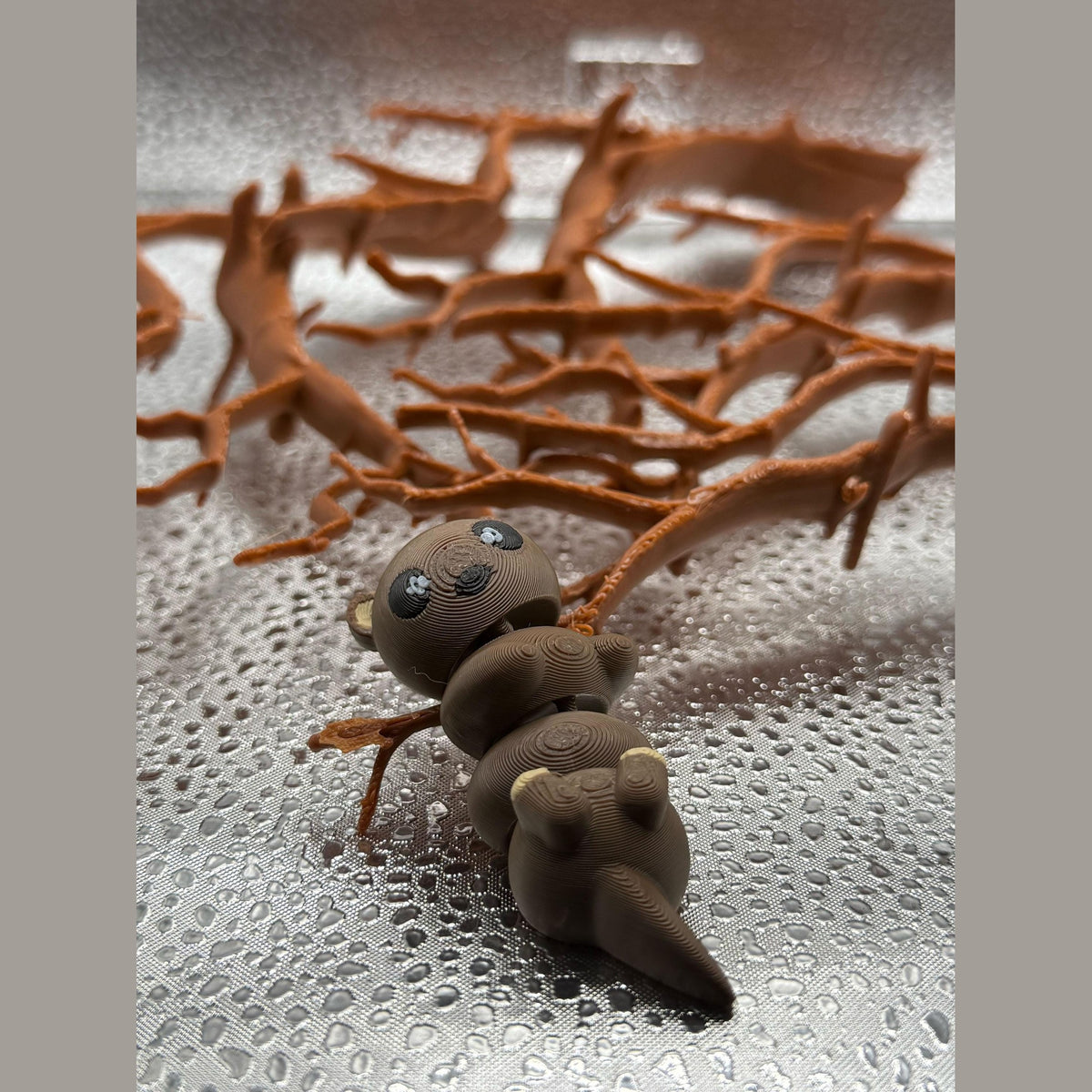 3D Printed Articulated Otter - It's otterly adorable!.
