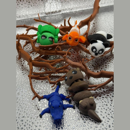 3D Printed Articulated Otter - It's otterly adorable!.