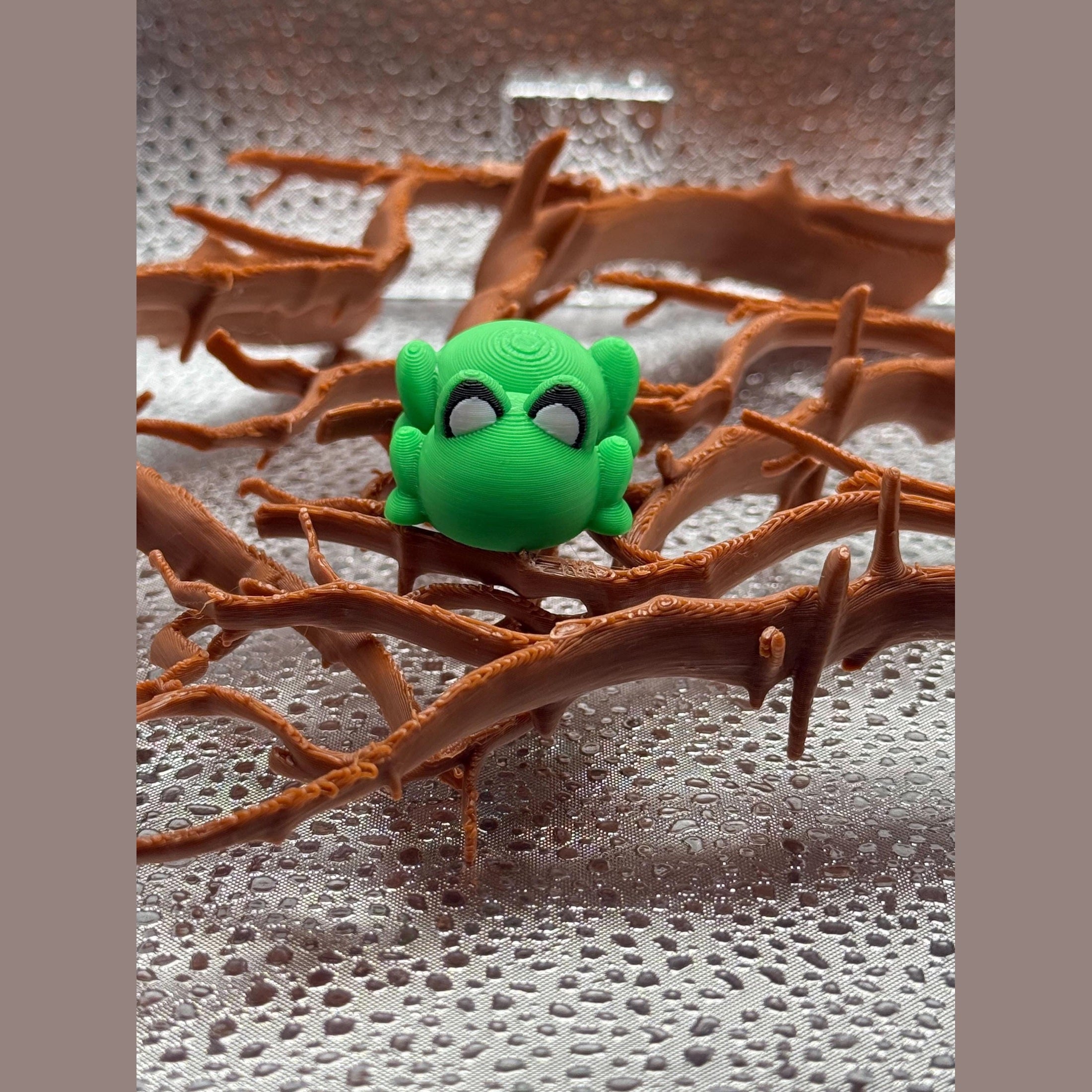 3D Printed Frog - Just a hop away from creating your zoo!.