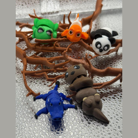 3D Printed Frog - Just a hop away from creating your zoo!.