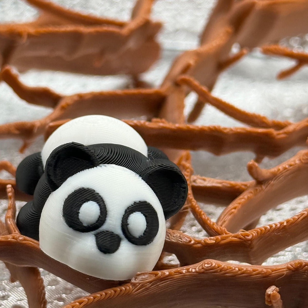 3D Printed Articulated Panda - So cute it causes panda-monium!.
