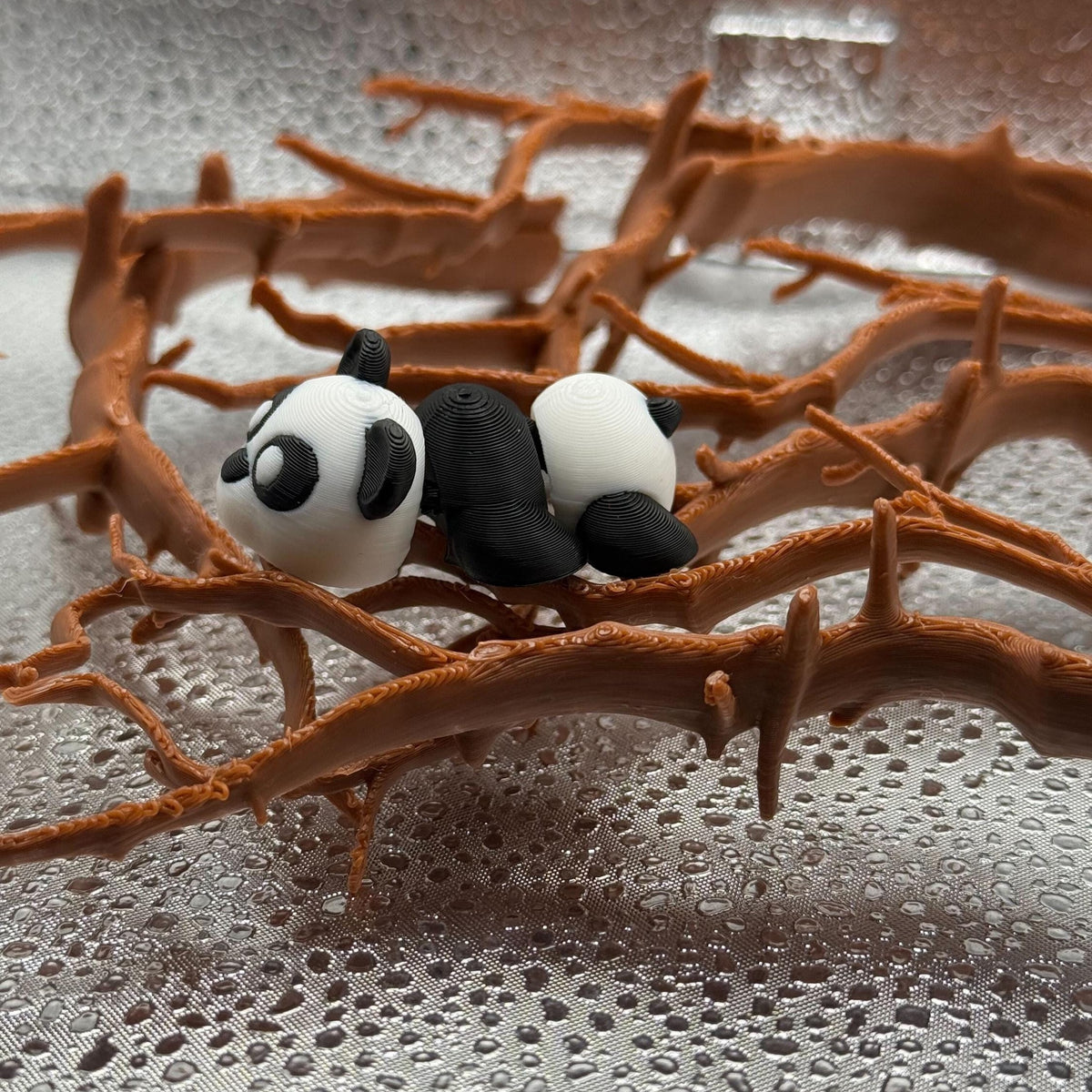3D Printed Articulated Panda - So cute it causes panda-monium!.