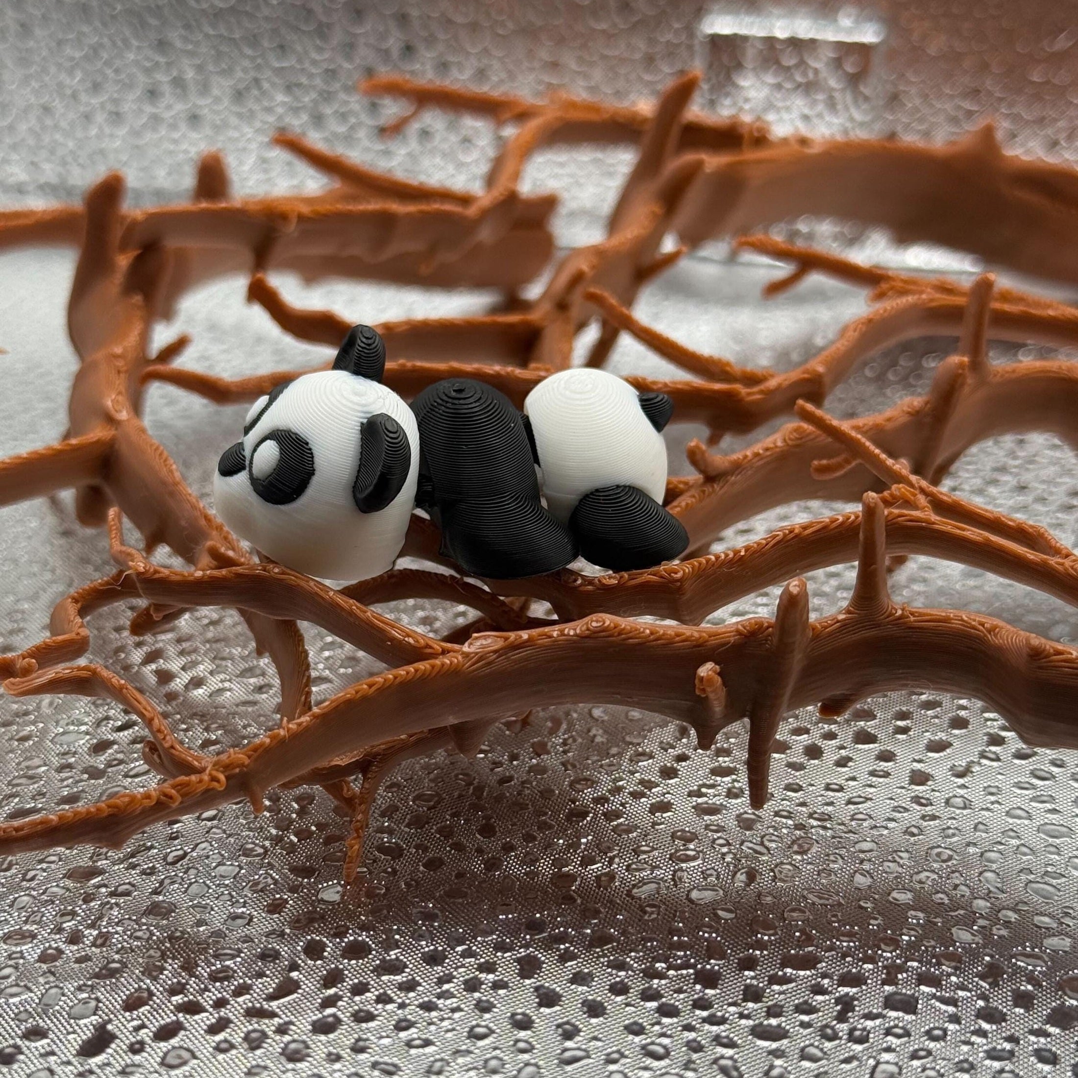 3D Printed Articulated Panda - So cute it causes panda-monium!.