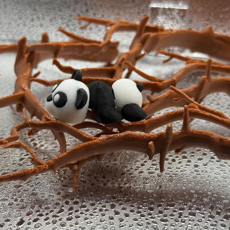 3D Printed Articulated Panda - So cute it causes panda-monium!.