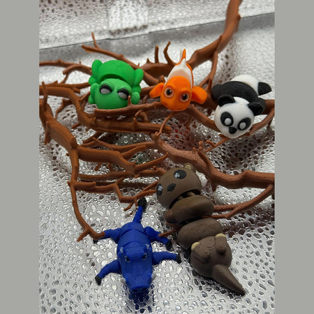 3D Printed Articulated Panda - So cute it causes panda-monium!.