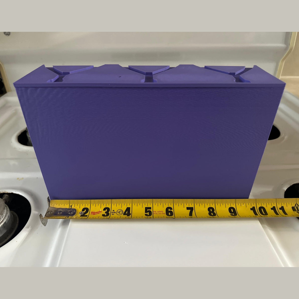 3D Printed Bleacher Card Display With 8 Standard Card Stands.