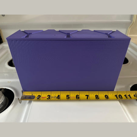 3D Printed Bleacher Card Display With 8 Standard Card Stands.