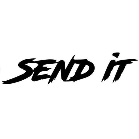 Send It Vinyl Decal for Cars, Trucks, SUVs.