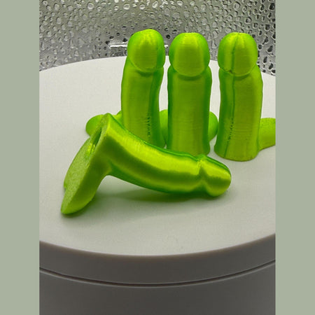 Pack of 4 - Novelty Penis/Dick Tire Valve Stem Covers.