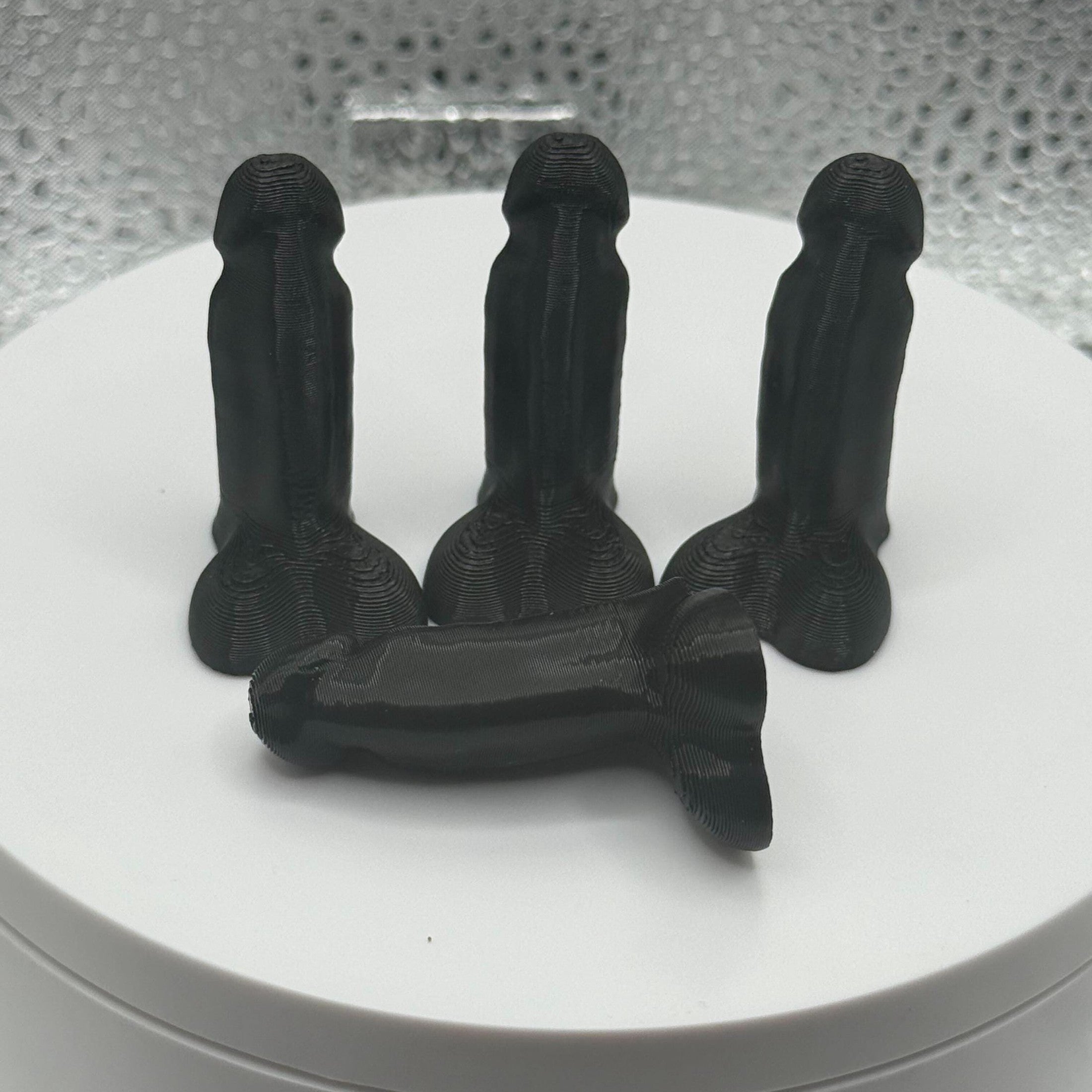 Pack of 4 - Novelty Penis/Dick Tire Valve Stem Covers.