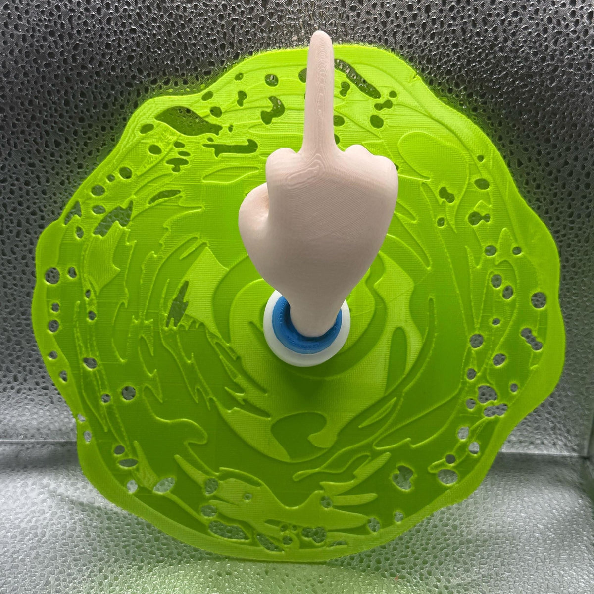 3D Printed Rick and Mort Inspired Wall Art.