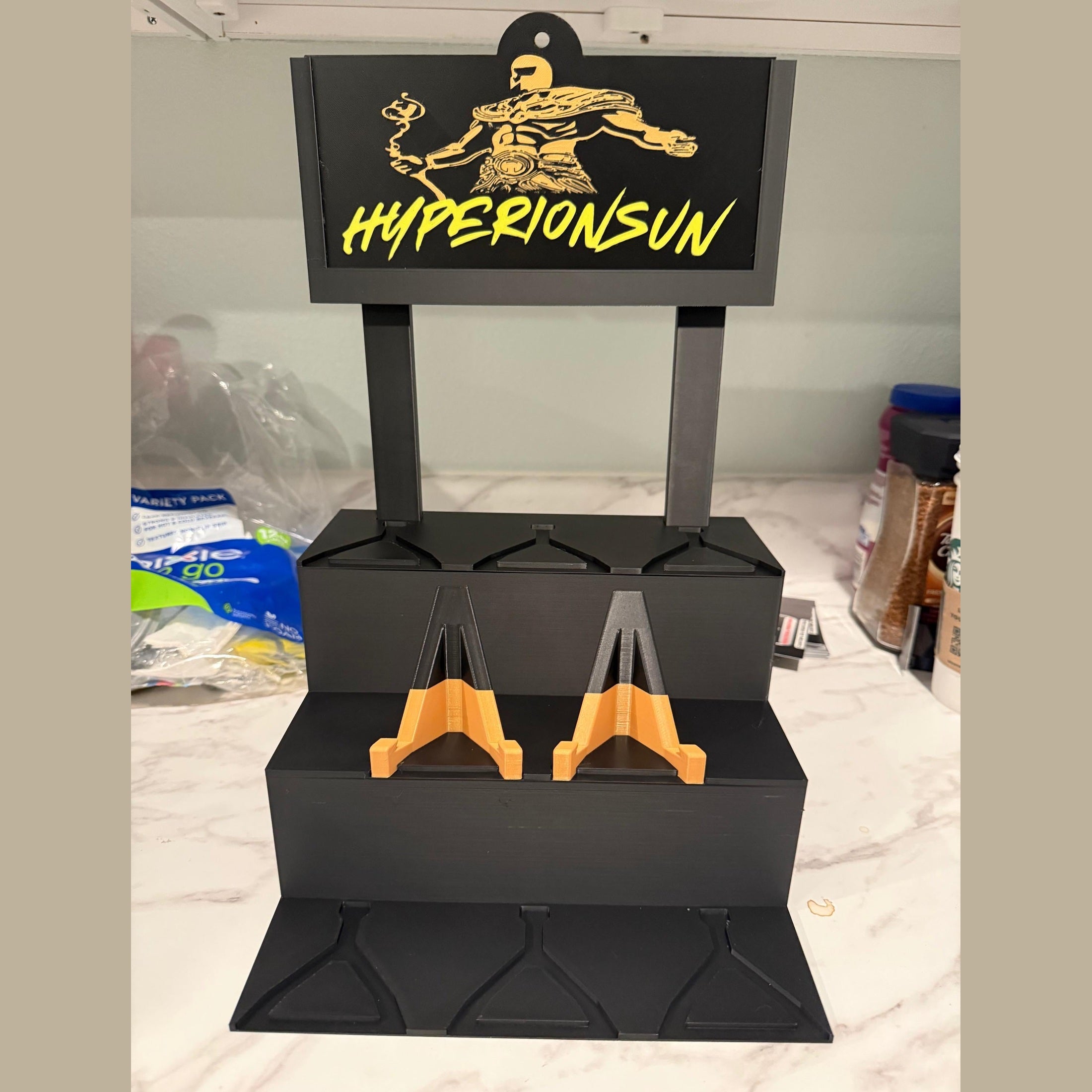 3D Printed Bleacher Card Display System - Multiple Configurations.