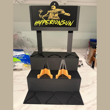 3D Printed Bleacher Card Display System - Multiple Configurations.